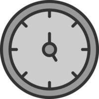 Clock Time Vector Icon Design