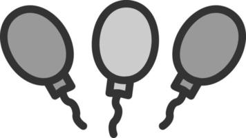 Balloons Vector Icon Design