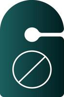Do Not Disturb Vector Icon Design