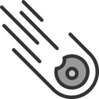 Meteorite Vector Icon Design