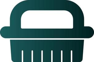 Cleaning Brush Vector Icon Design