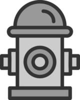 diseño de icono de vector de hidrante