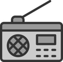 diseño de icono de vector de radio