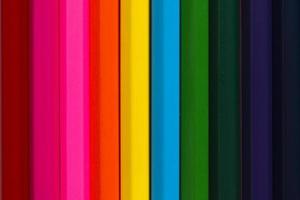 Colored pencils background. Abstract background from multi-colored pencil. photo