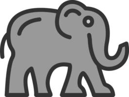 Elephant Vector Icon Design