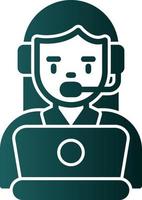 Call Center Vector Icon Design