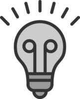 Light Bulb Vector Icon Design