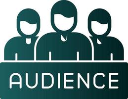 Audience Vector Icon Design