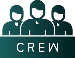 Crew Vector Icon Design