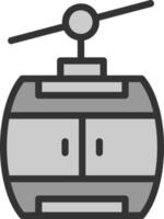 Gondola Vector Icon Design