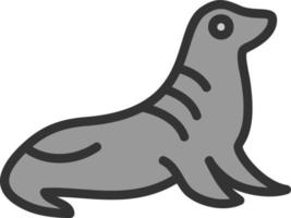 Seal Vector Icon Design