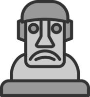 Moai Vector Icon Design