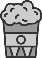 Popcorn Vector Icon Design