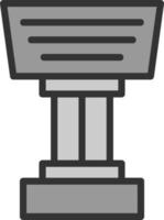 Stand Vector Icon Design