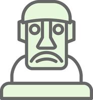Moai Vector Icon Design
