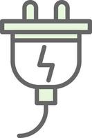 Electric Plug Vector Icon Design