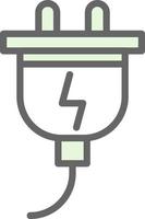 diseño de icono de vector de enchufe eléctrico