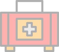 First Aid Kit Vector Icon Design