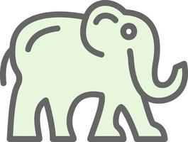 diseño de icono de vector de elefante