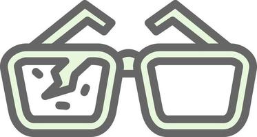 Reading Glasses Vector Icon Design