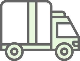 Delivery Truck Vector Icon Design