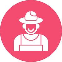 Farmer Vector Icon Design