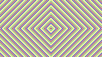 Color square simple flat geometric on white background loop. video