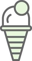 Ice Cream Vector Icon Design