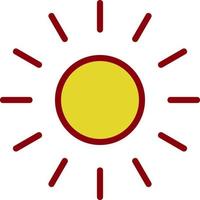 Sunlight Vector Icon Design