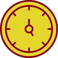 diseño de icono de vector de tiempo de reloj