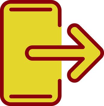 diseño de icono de vector de salida