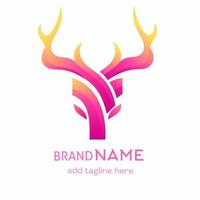 Deer premium Logo design. vector design and company logo, suitable for your business