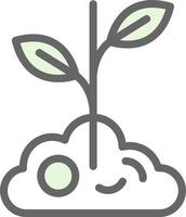 Sprout Vector Icon Design