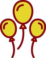 Balloons Vector Icon Design