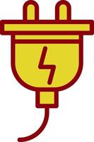 Electric Plug Vector Icon Design