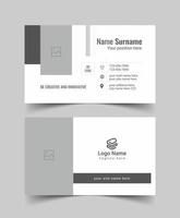 Modern Business Cards Template, Vector Business Card