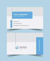 Red Modern Creative and Clean Business Card Template vector