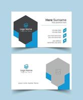 Creative and Clean Business Card Template vector