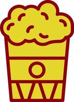 Popcorn Vector Icon Design