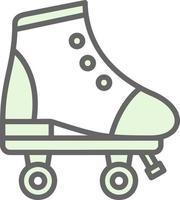 Roller Skate Vector Icon Design