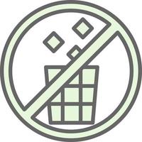 No Littering Vector Icon Design