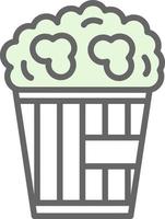 Popcorn Vector Icon Design