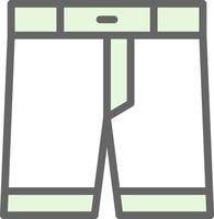 diseño de icono de vector de pantalones cortos