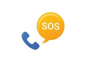 Emergency Call with SOS Call vector element