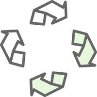 Recycling Vector Icon Design