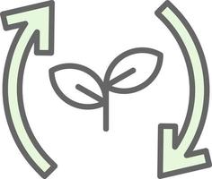 Composting Vector Icon Design