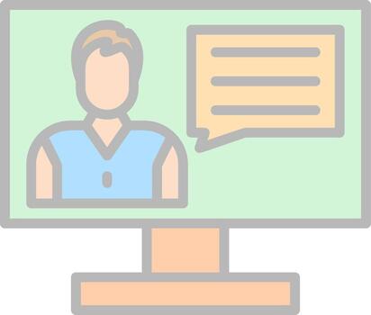 Elearning Vector Icon Design