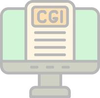 Cgi Vector Icon Design