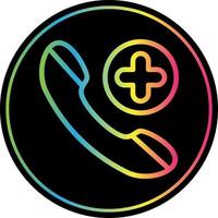 Emergency Cal Vector Icon Design