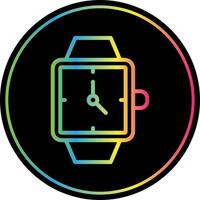 diseño de icono de vector de reloj de pulsera